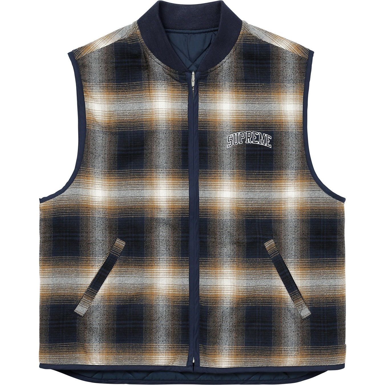 Reversible Shadow Plaid Vest view 3